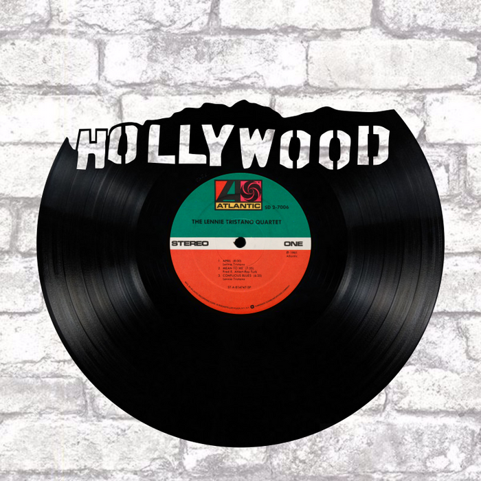 hollywood city Laser Cut Vinyl Record artist representation