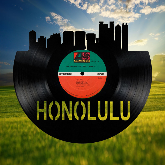 Honolulu Laser Cut Vinyl Record artist representation