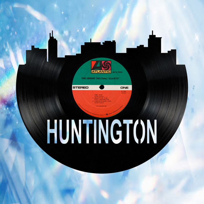 Huntington West Virginia  Laser Cut Vinyl Record artist representation