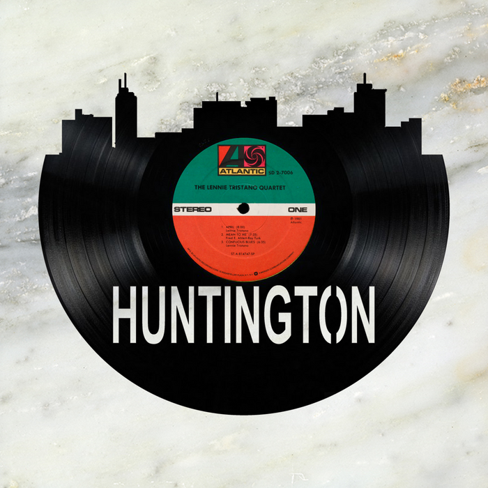 Huntington West Virginia  Laser Cut Vinyl Record artist representation