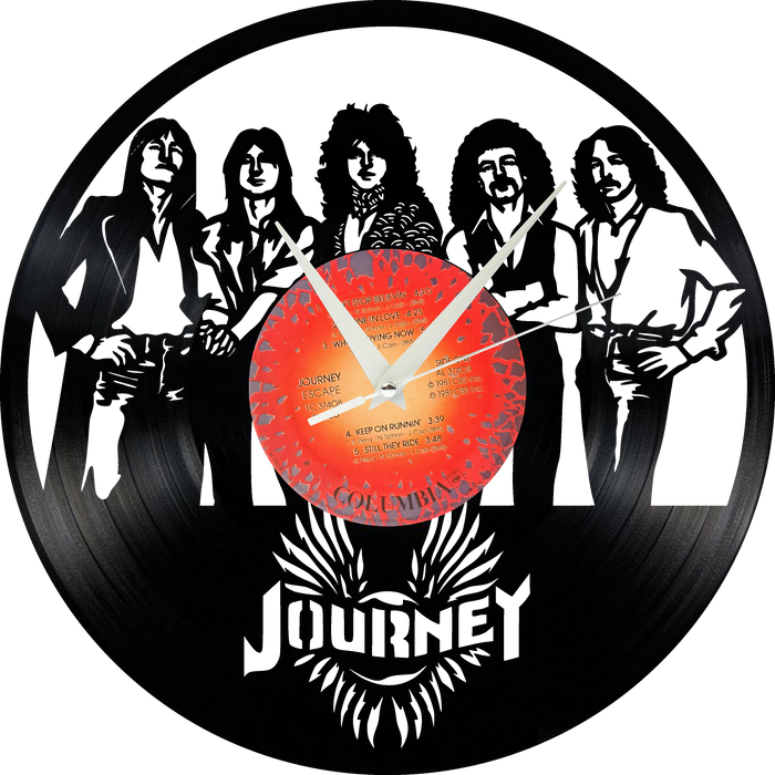 journey Laser Cut Vinyl Record artist representation or vinyl clock
