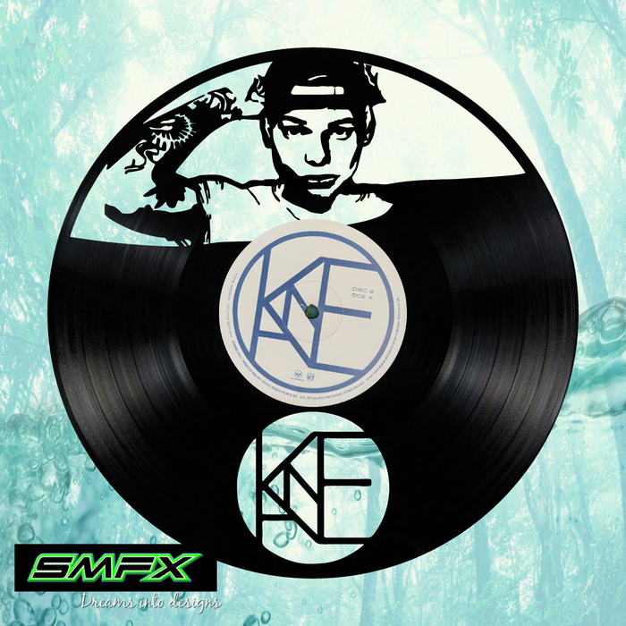 kane brown Laser Cut Vinyl Record artist representation or vinyl clock