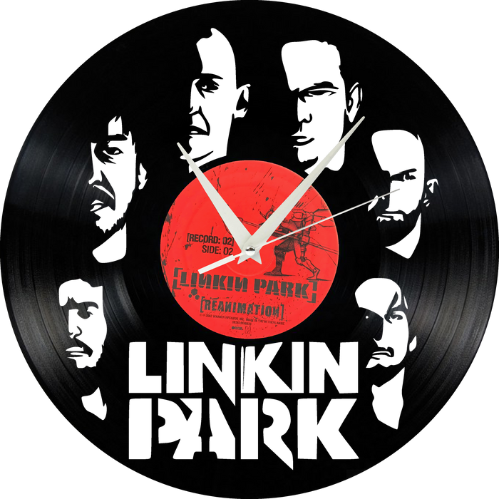 linkin park Laser Cut Vinyl Record artist representation or vinyl clock
