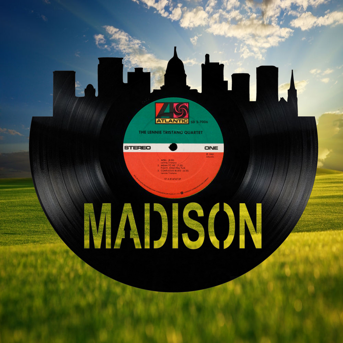 Madison Wisconsin  Laser Cut Vinyl Record artist representation