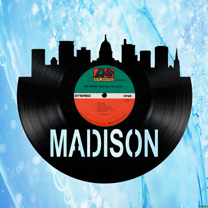 Madison Wisconsin  Laser Cut Vinyl Record artist representation