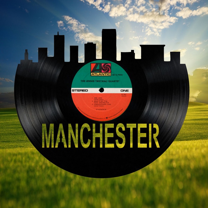 Manchester New Hampshire  Laser Cut Vinyl Record artist representation