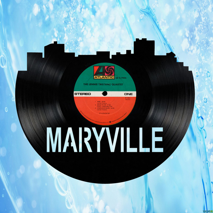 Maryville Tennessee Laser Cut Vinyl Record artist representation