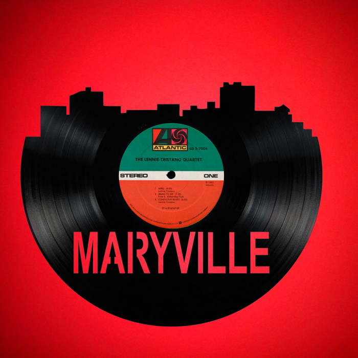 Maryville Tennessee Laser Cut Vinyl Record artist representation