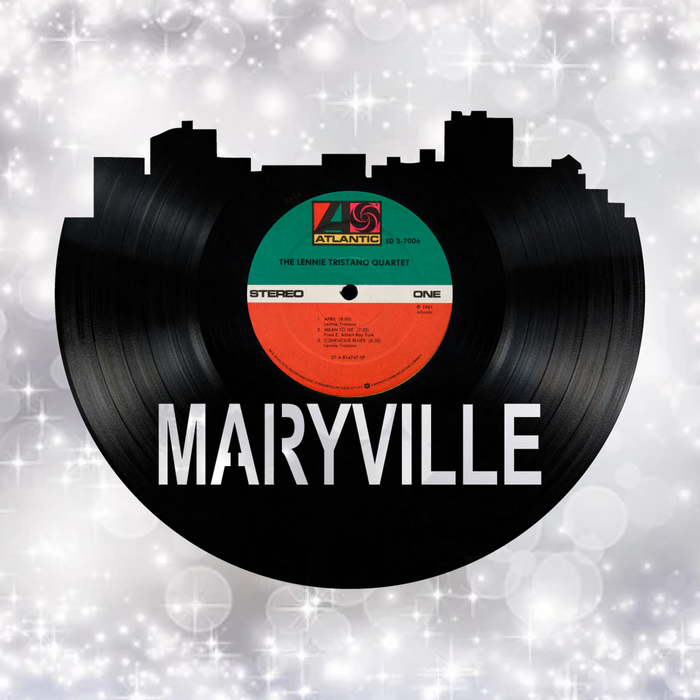 Maryville Tennessee Laser Cut Vinyl Record artist representation