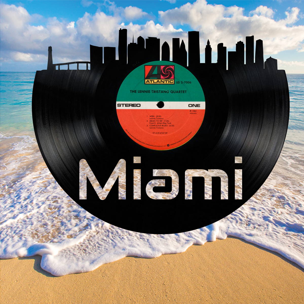 Miami Laser Cut Vinyl Record artist representation — SMFX Designs