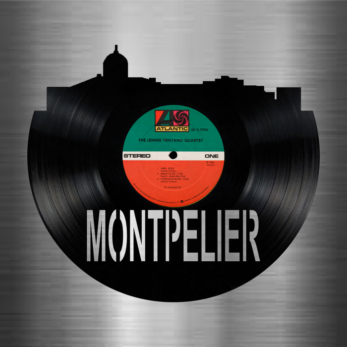 Montpelier Vermont Laser Cut Vinyl Record artist representation