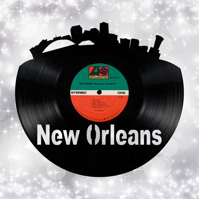 new orleans Laser Cut Vinyl Record artist representation
