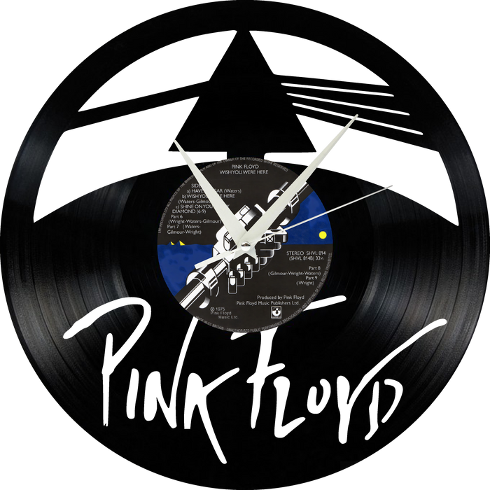 pink floyd Laser Cut Vinyl Record artist representation or vinyl clock