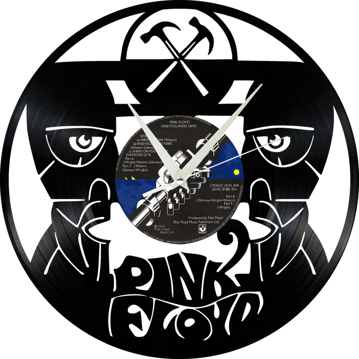 pink floyd Laser Cut Vinyl Record artist representation or vinyl clock