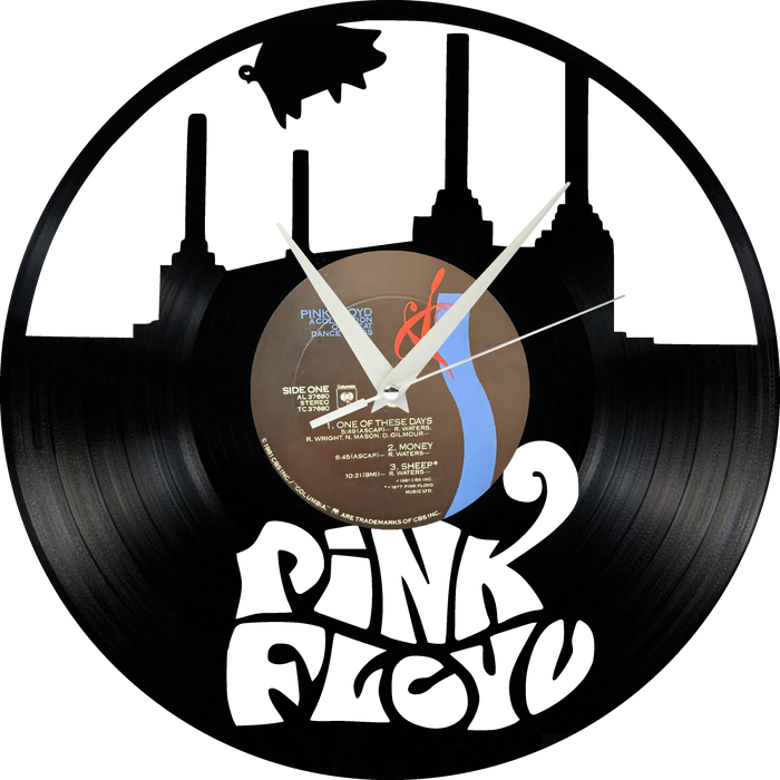 pink floyd Laser Cut Vinyl Record artist representation or vinyl clock