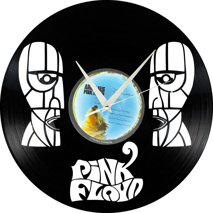 pink floyd Laser Cut Vinyl Record artist representation or vinyl clock