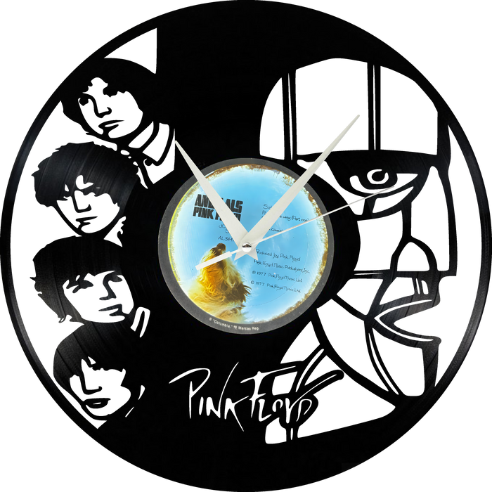 pink floyd Laser Cut Vinyl Record artist representation or vinyl clock