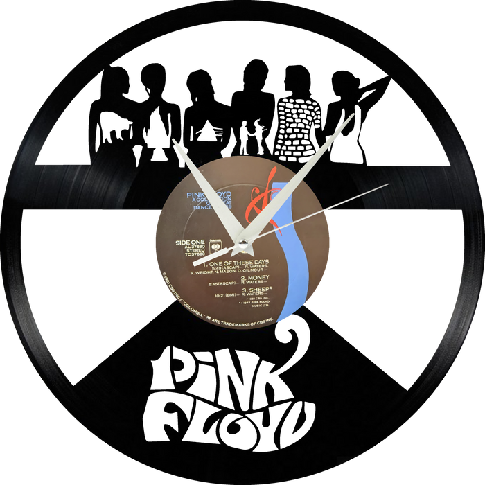 pink floyd Laser Cut Vinyl Record artist representation or vinyl clock