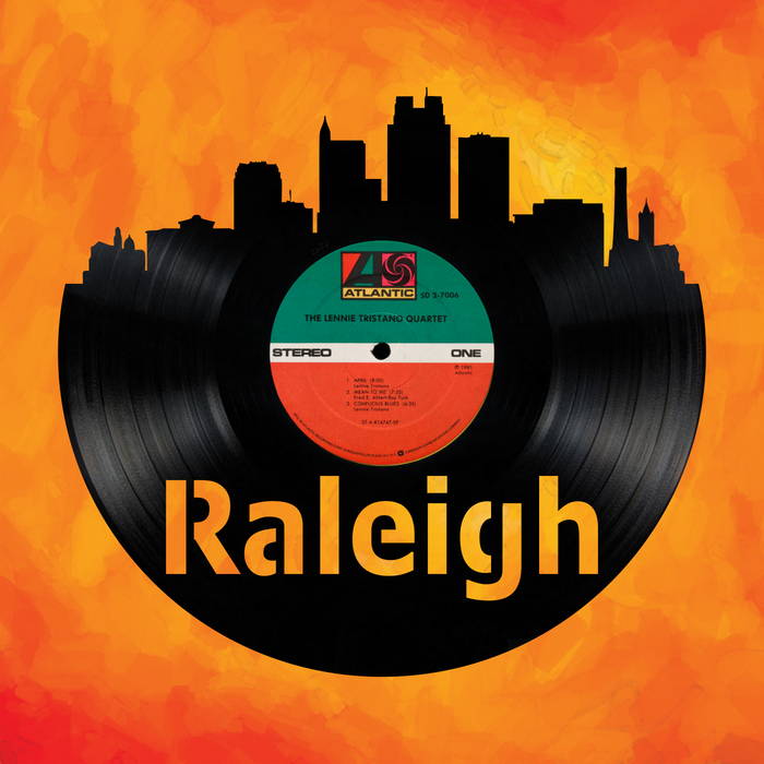 Raleigh Laser Cut Vinyl Record artist representation