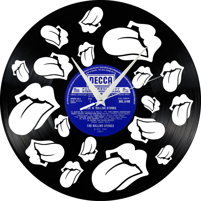 rolling stones wagon Laser Cut Vinyl Record artist representation or vinyl clock