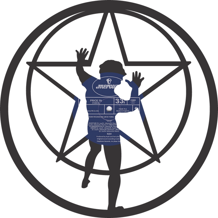rush wagon Laser Cut Vinyl Record artist representation or vinyl clock