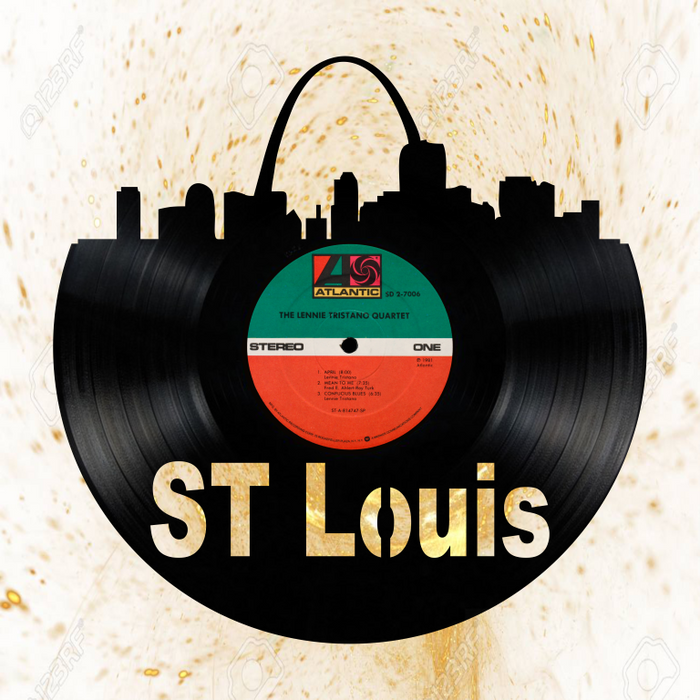 St. Louis Laser Cut Vinyl Record artist representation