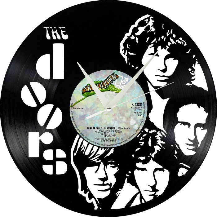 the doors Laser Cut Vinyl Record artist representation or vinyl clock