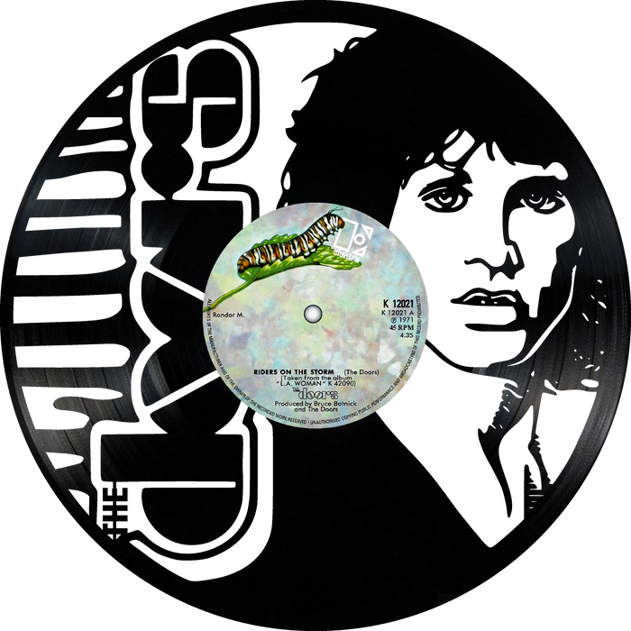the doors Laser Cut Vinyl Record artist representation or vinyl clock