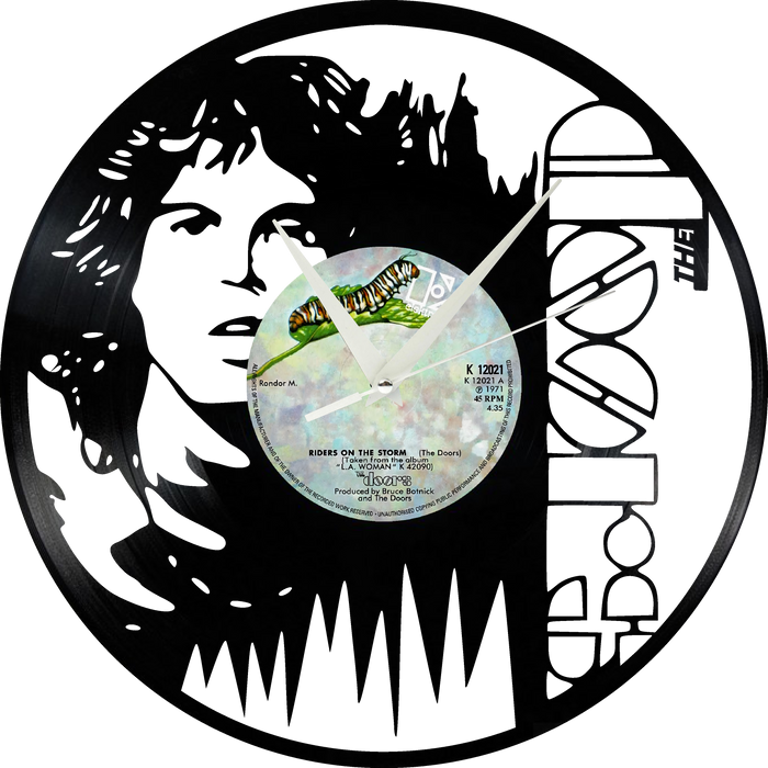 the doors Laser Cut Vinyl Record artist representation or vinyl clock