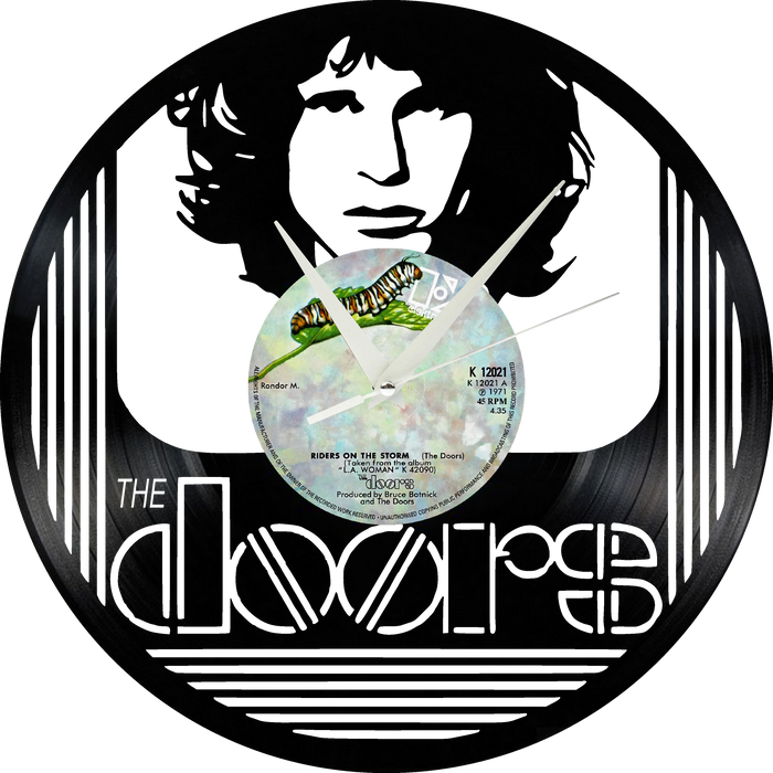 the doors Laser Cut Vinyl Record artist representation or vinyl clock