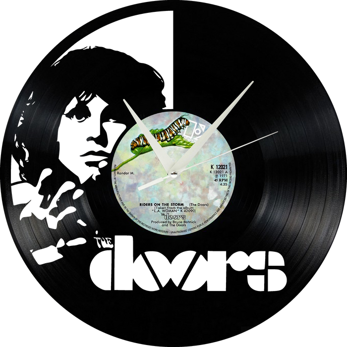 the doors Laser Cut Vinyl Record artist representation or vinyl clock
