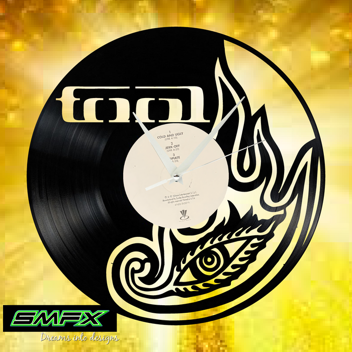 tool Laser Cut Vinyl Record artist representation or vinyl clock