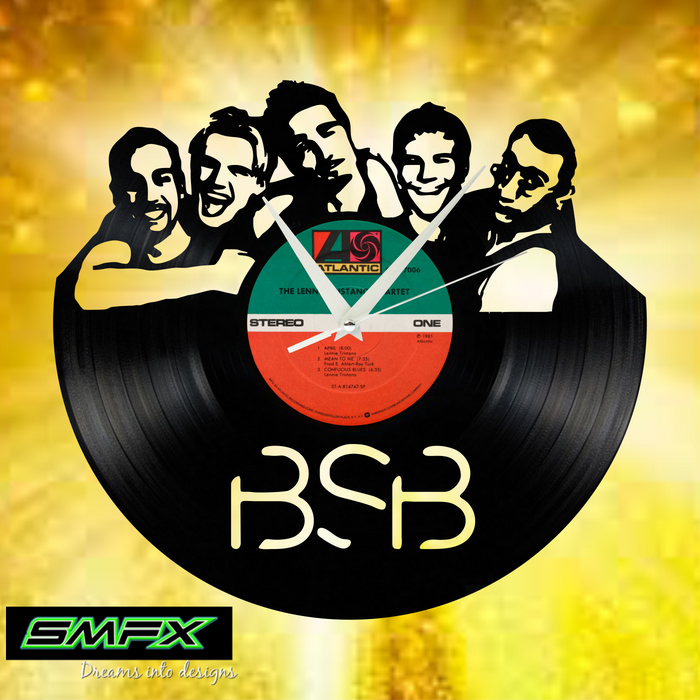 backstreet boys perfect circle Laser Cut Vinyl Record artist representation or vinyl clock