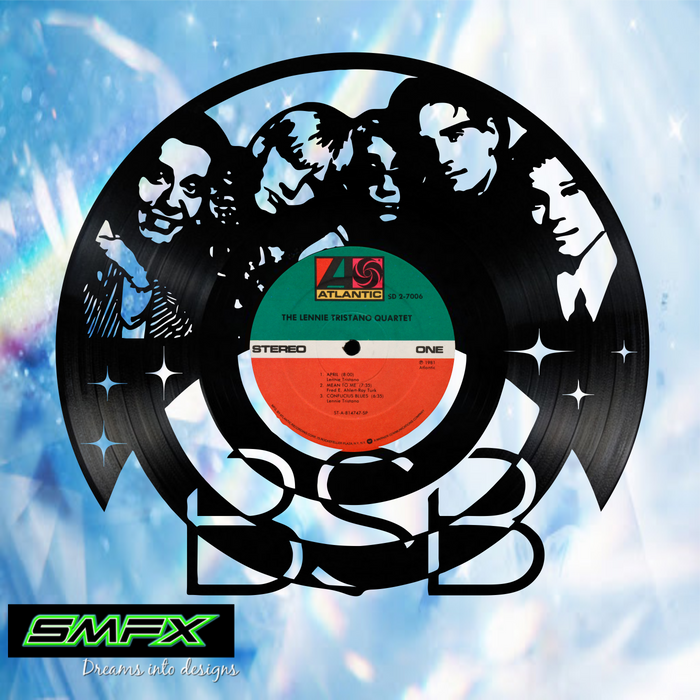 backstreet boys perfect circle Laser Cut Vinyl Record artist representation or vinyl clock