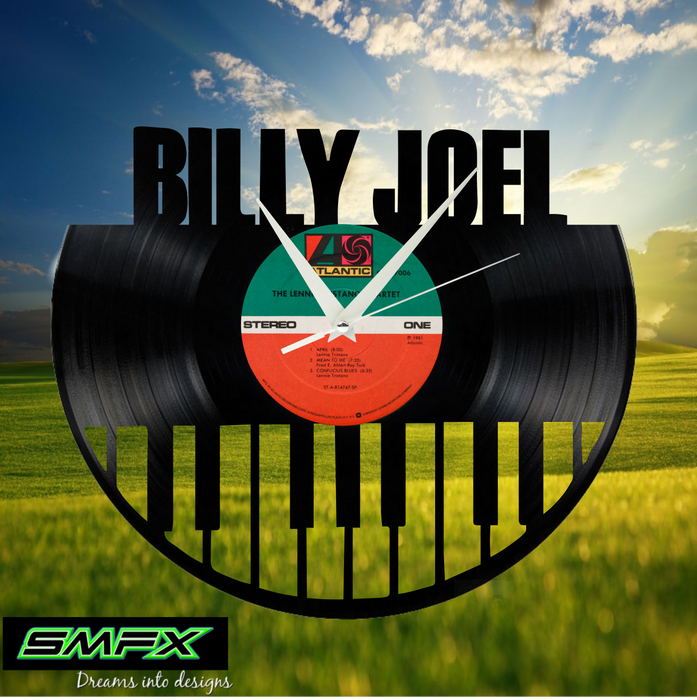 billy joel Laser Cut Vinyl Record artist representation