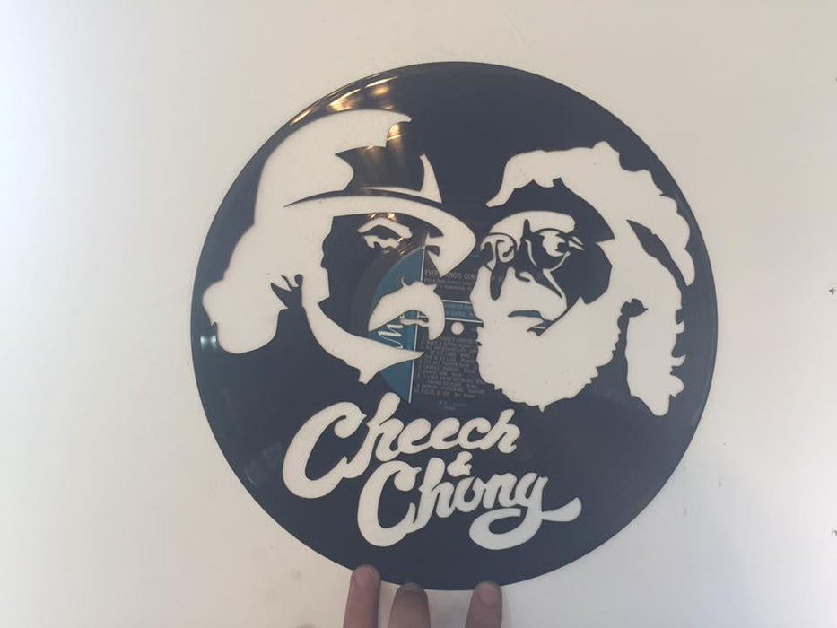 cheech and chong-1 Laser Cut Vinyl Record artist representation