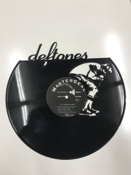 deftones Laser Cut Vinyl Record artist representation or vinyl clock