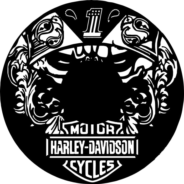 harley-3 Laser Cut Vinyl Record artist representation