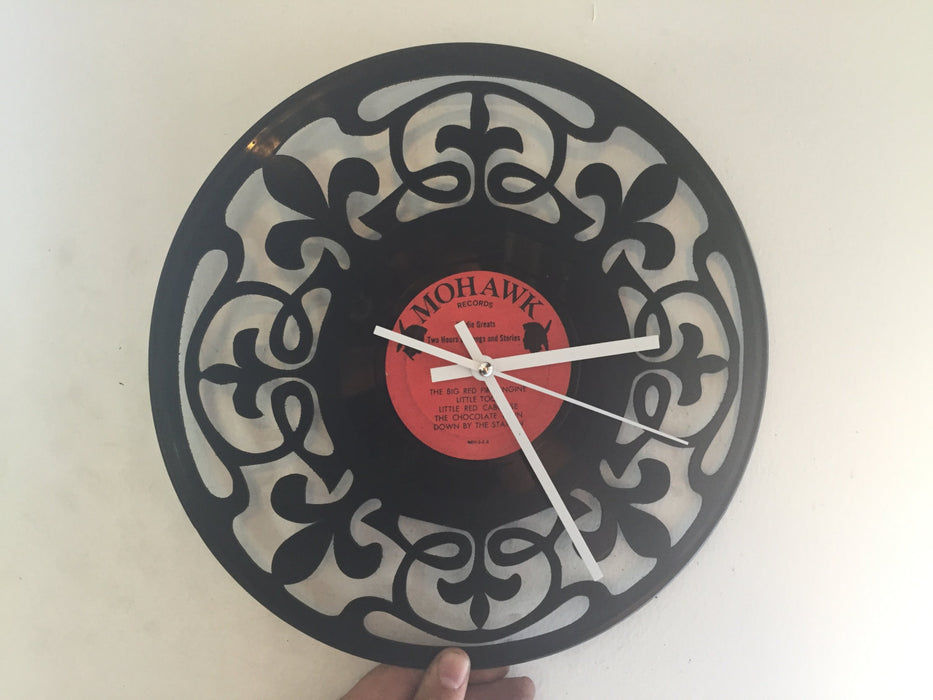 latice clock Laser Cut Vinyl Record artist representation 2