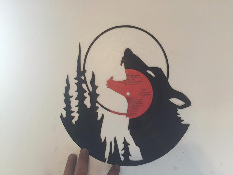 wolf Laser Cut Vinyl Record artist representation