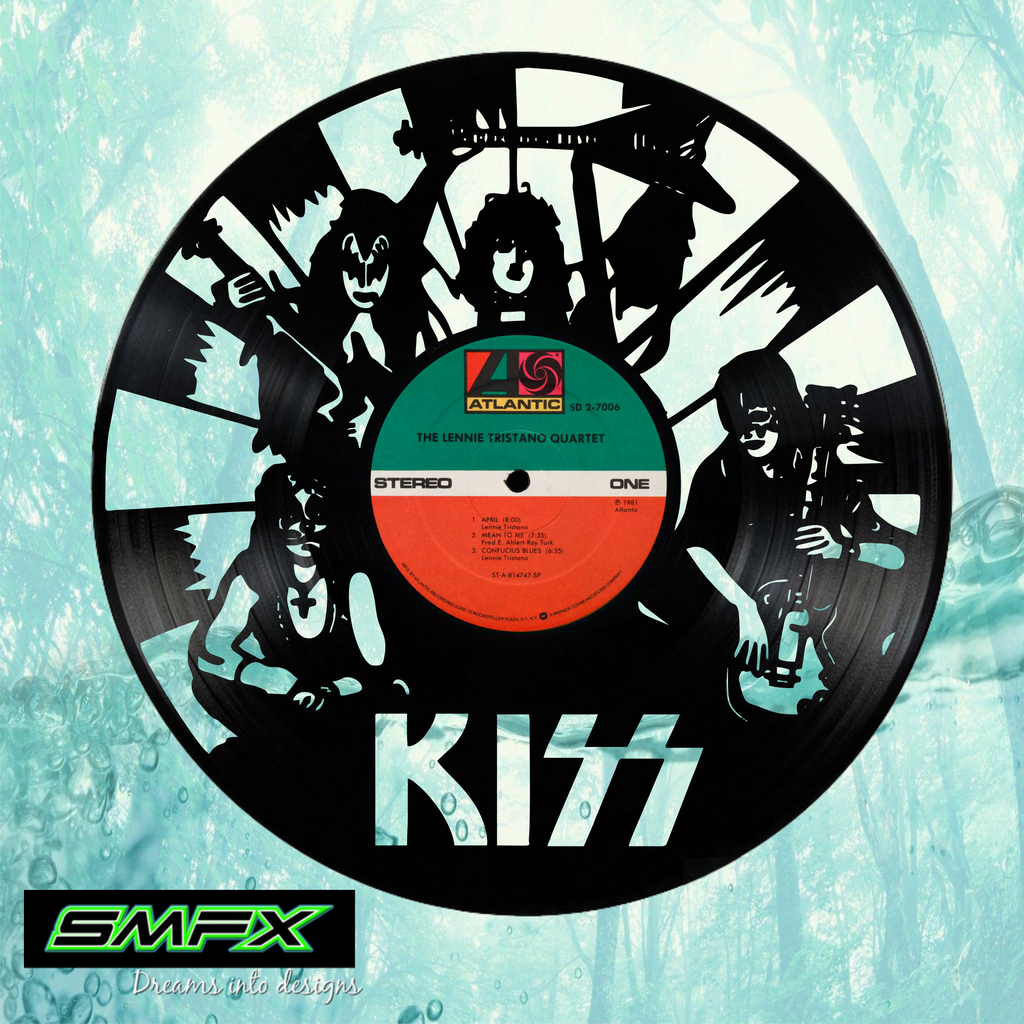 nirvana Laser Cut Vinyl Record artist representation or vinyl clock — SMFX  Designs