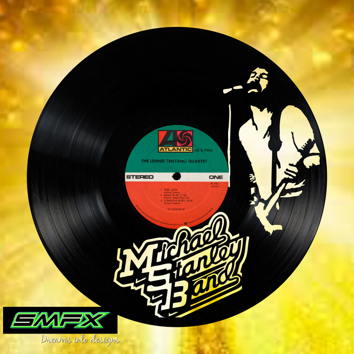 michael stanley band Laser Cut Vinyl Record artist representation or vinyl clock