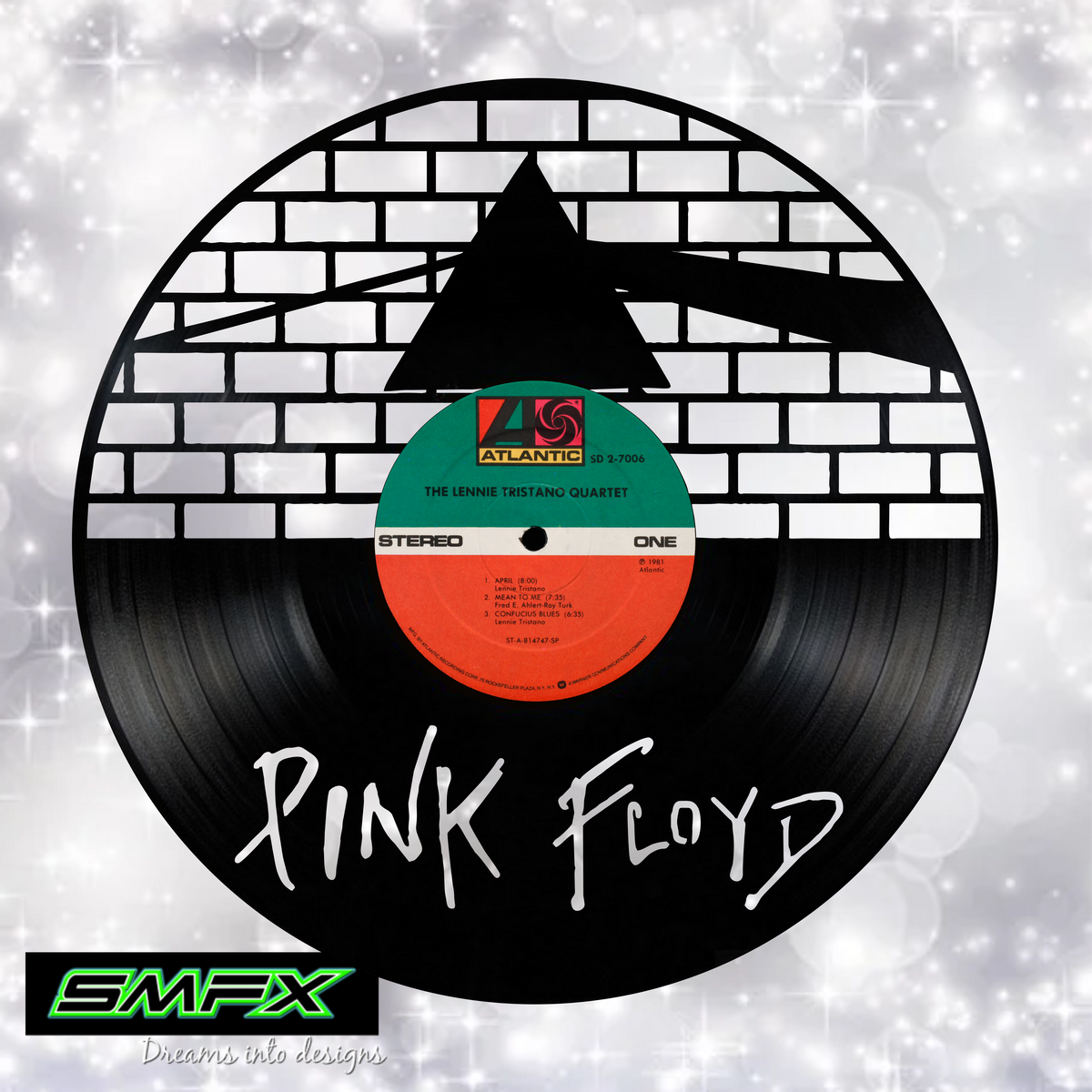 pink floyd Laser Cut Vinyl Record artist representation or vinyl pink floyd Laser Cut Vinyl Record artist representation or vinyl