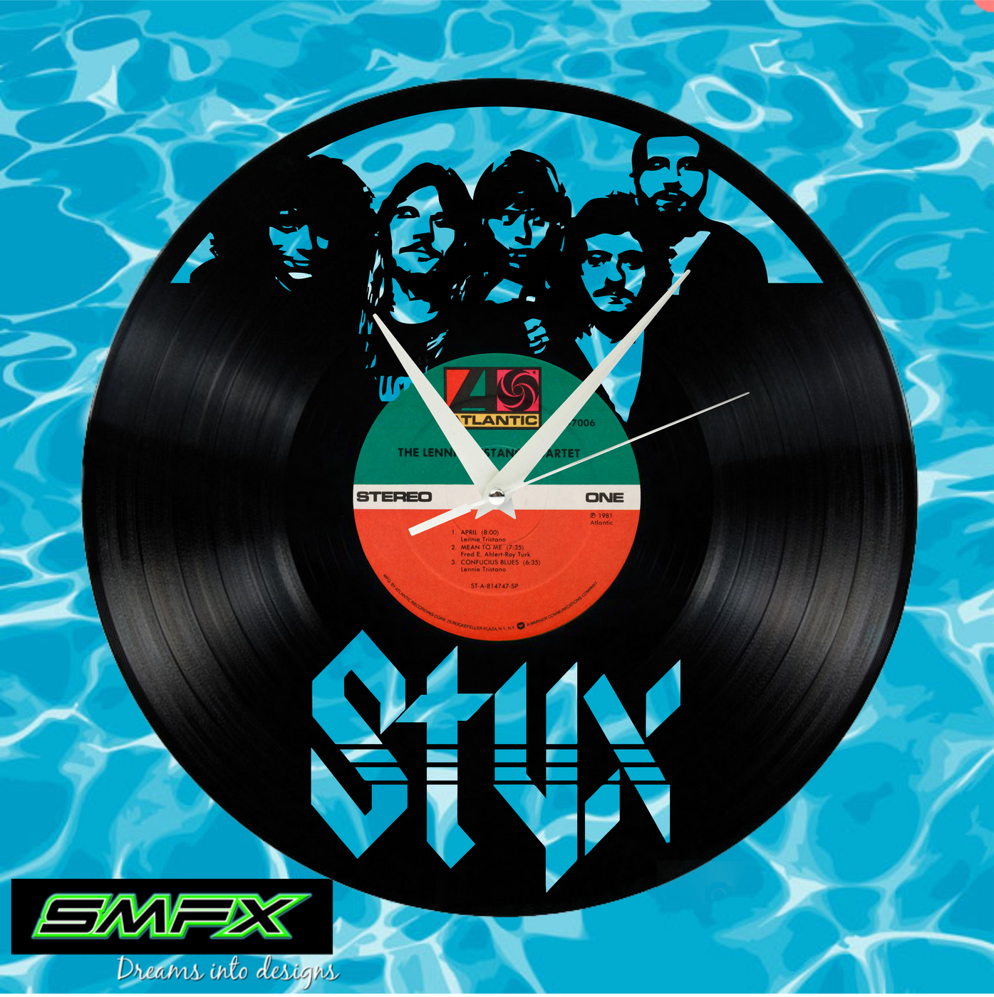 styx Laser Cut Vinyl Record artist representation or vinyl clock — SMFX ...