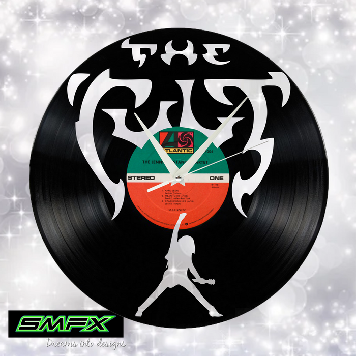 the cult Laser Cut Vinyl Record artist representation or vinyl clock