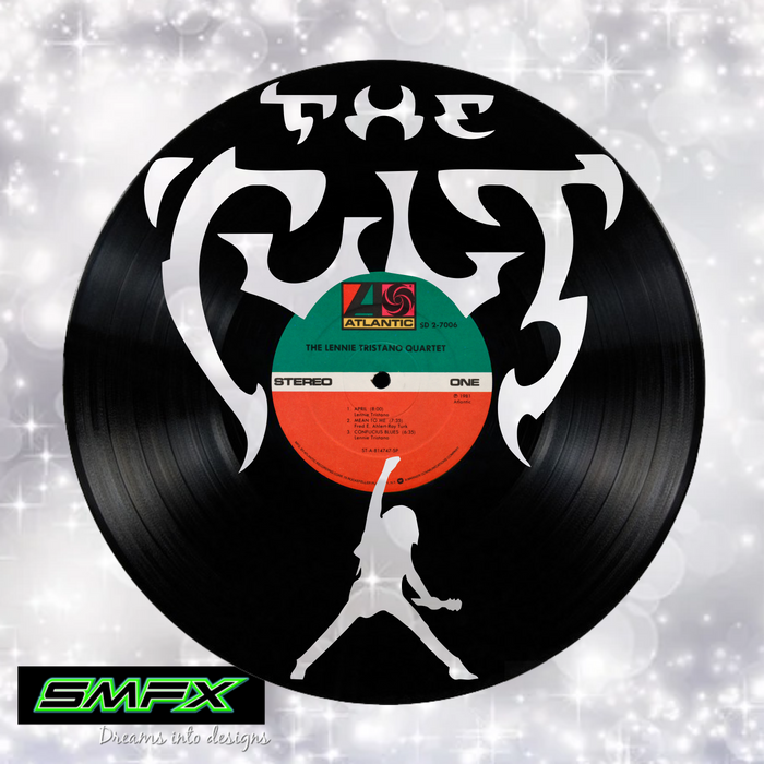 the cult Laser Cut Vinyl Record artist representation or vinyl clock