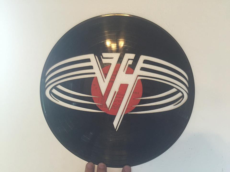 Van Halen Laser Cut Vinyl Record artist representation or vinyl clock